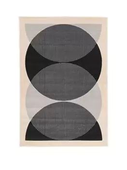 Image of Everyday Creation Carved Semi Circles Rug