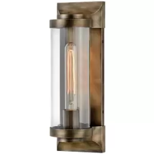 Image of Elstead Quintessentiale - Quintiesse Hinkley Pearson Outdoor Wall Lantern Burnished Bronze, IP44