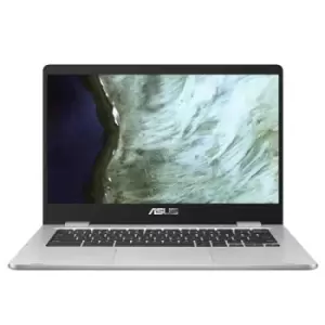 Image of ASUS Chromebook C423NA-EC0634 notebook N3350 35.6cm (14") HD Intel Celeron N 8GB LPDDR4-SDRAM 32GB eMMC WiFi 5 (802.11ac) Chrome OS Silver