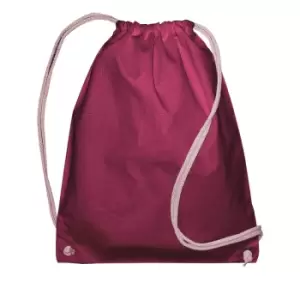 Image of Jassz Bags Drawstring Backpack (One Size) (Claret)