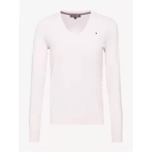 Image of Tommy Hilfiger Heritage V-Neck Sweater - Pink