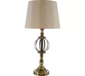 Image of INTERIORS by Premier Jakarta Table Lamp - Brass