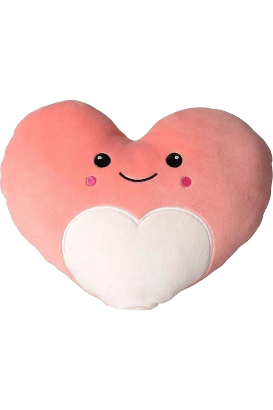 Image of Mumbles SquidgeMe Heart Plush Toy in Pink Size: Small Pink Unisex S
