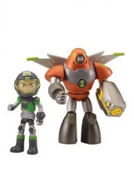 Image of Ben 10 Ben 10 Action Figures - Twin Pack Space Armor Heatblast & Space Armor Ben