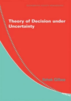 Image of Theory of Decision under Uncertainty by Itzhak Gilboa Book