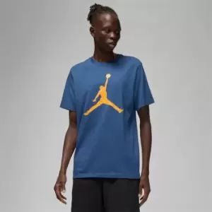 Image of Air Jordan Big Logo T Shirt Mens - Blue