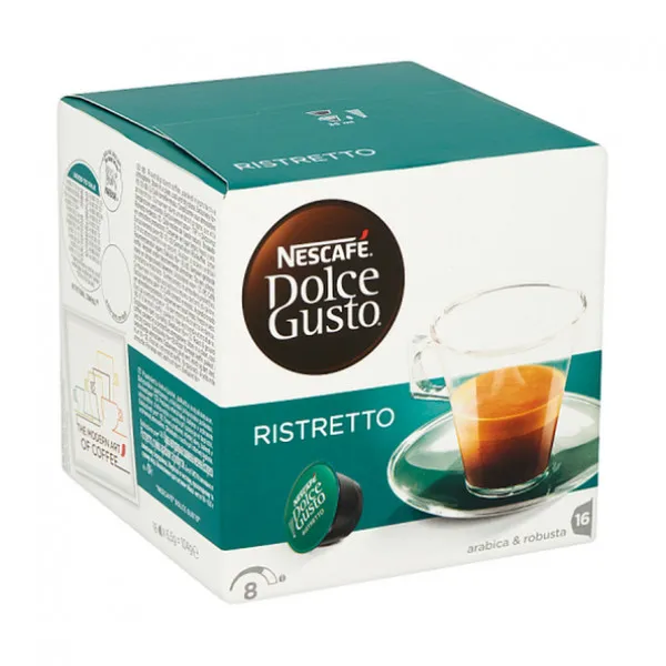 Image of Nescafe Dolce Gusto Ristretto Coffee 16 Capsules