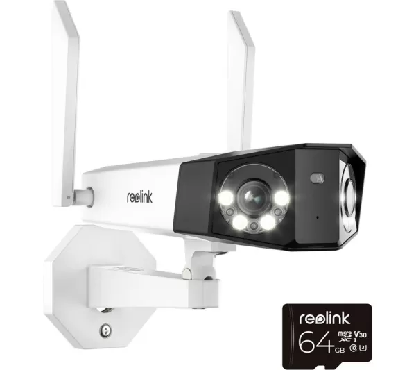 Image of REOLINK Duo 2-lens 4K 1728p WiFi Security Camera - White