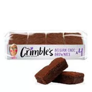 Image of Mrs Crimbles Double Chocolate Brownies 4 Pack