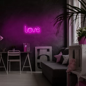 Image of Love - Pink Pink Wall Lamp