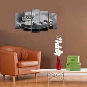 Image of 5PMX-017 Multicolor Decorative MDF Painting (5 Pieces)