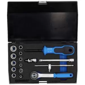 Image of Gedore Bit set Metric 1/4 (6.3 mm) 17 Piece 1815652