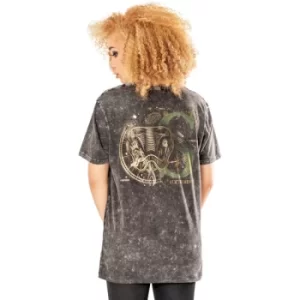 Image of Slytherin Acid Wash Harry Potter Unisex T-Shirt Medium