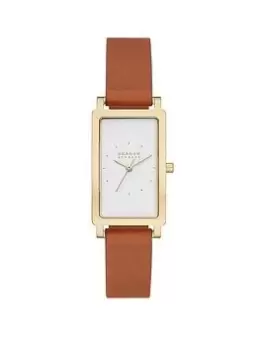Image of Skagen Hagen Brown Leather Strap Watch