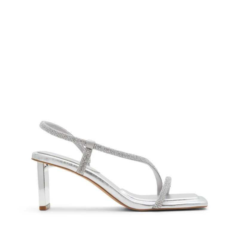 Image of Aldo Castlegate Sandals - Silver Silver 4