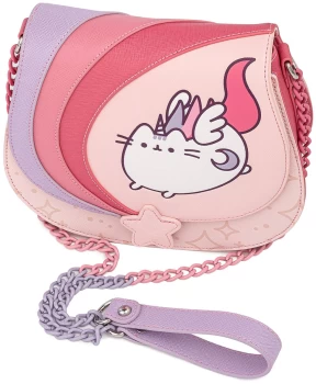 Image of Pusheen Loungefly - Unicorn Ombre Chain Strap Shoulder Bag multicolour
