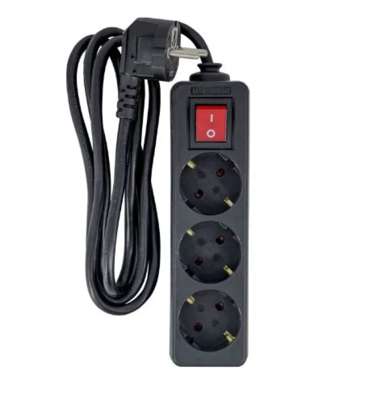 Image of Microconnect MC-GRU0033BS power extension 3m 3 AC outlet(s) Indoor Bl