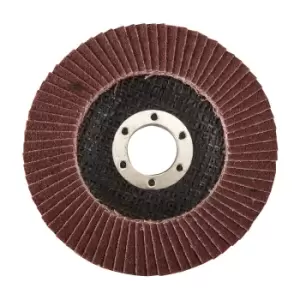 Image of Silverline Aluminium Oxide Flap Disc 115mm 80 Grit 792089