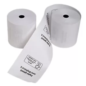 Image of Exacompta Receipt Rolls 43817E White 80 x 80 x 12mm Pack of 30