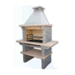 Image of Callow 421D Mediterrani Slate Masonry BBQ - Garden & Outdoor