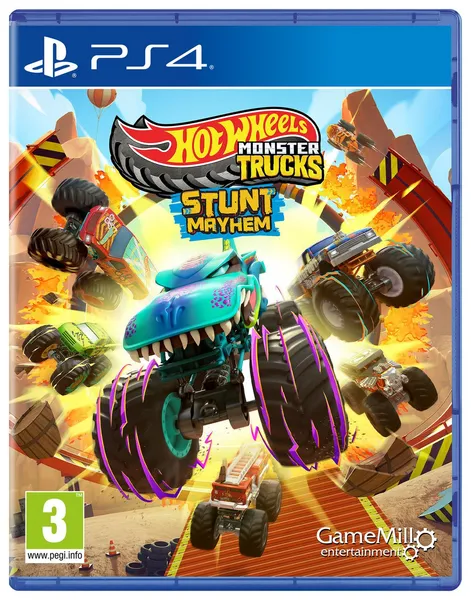Image of Hot Wheels Monster Trucks Stunt Mayhem PS4 Game