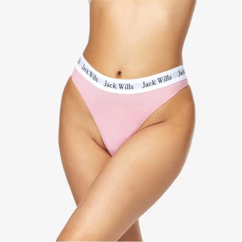 Image of Jack Wills Deptford Classic Thong - Pink