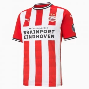 Image of PUMA Psv Eindhoven Home Replica Mens Jersey, High Risk Red/White, size Medium, Clothing