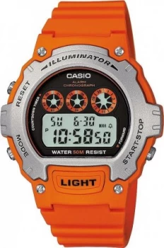 Image of Casio Mens Orange Resin Strap Watch