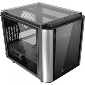 Image of Thermaltake Level 20VT Mini tower PC casing Black Built-in fan, LC compatibility, Window, Dust filter