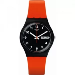 Image of Unisex Swatch RED GRIN Watch