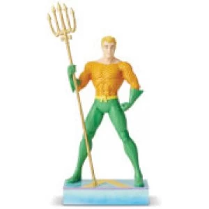 Image of DC Comics by Jim Shore Aquaman Silver Age Figurine 22.0cm