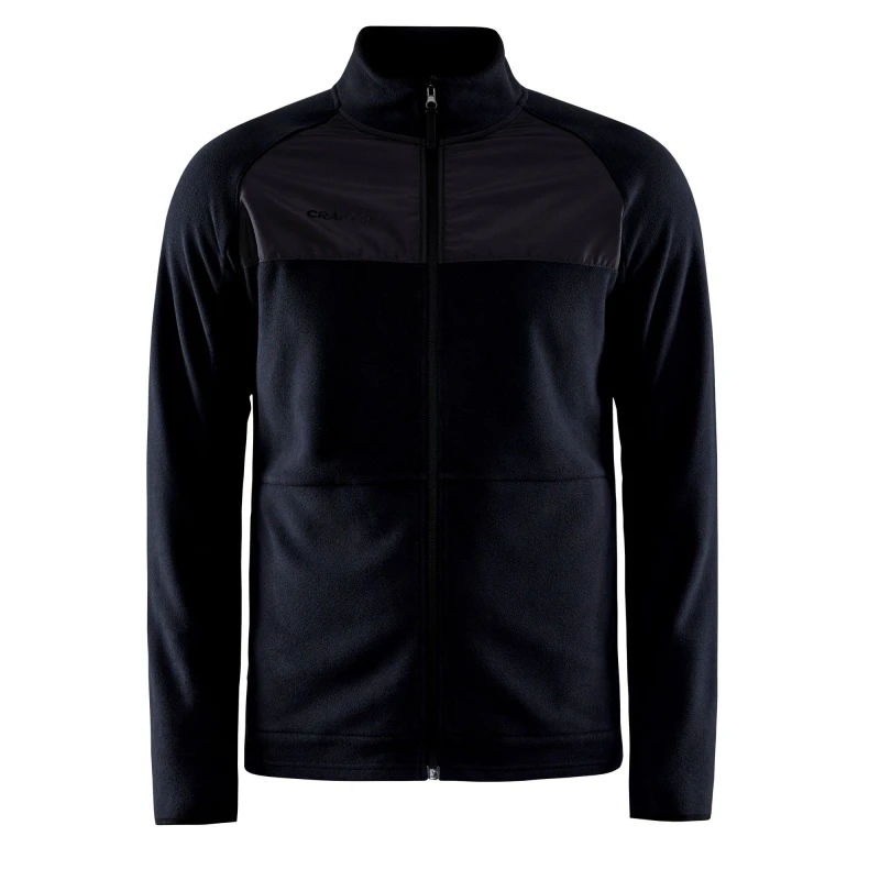 Image of Craft CRAFT Men ADV Explore Fleece Midlayer in Jet Black Size: Small Jet Black S Male 5063377068436
