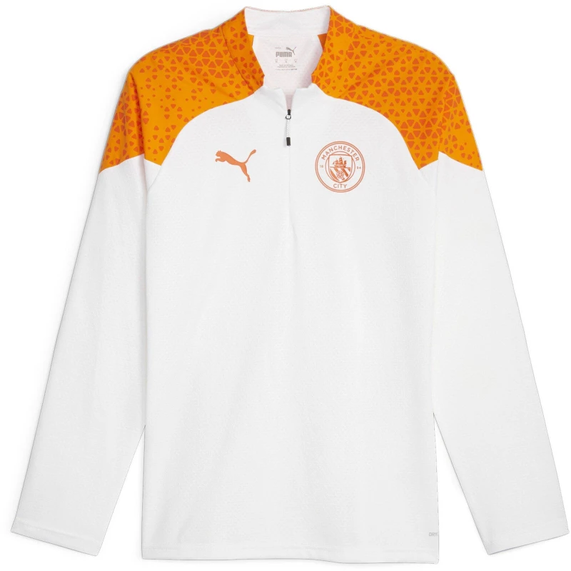 Image of Puma Mcfc Training 1/4 Zip Top Pro Drill Mens Marble male S