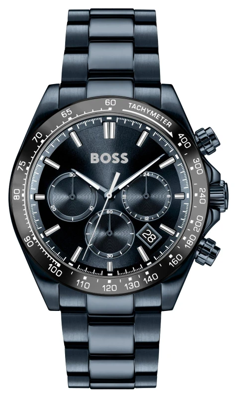 Image of BOSS 1514270 HERO 2.0 Chronograph (44mm) Dark Blue Dial / Watch