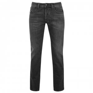 Image of Diesel Larkee Straight Fit Jeans - 0095I 02 Grey