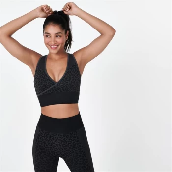 Image of Biba BIBA Active Seamless Sports Bra - Black