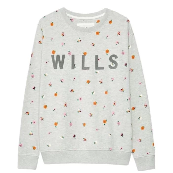 Image of Jack Wills Finch Boyfriend Crew Neck Sweatshirt - Multi