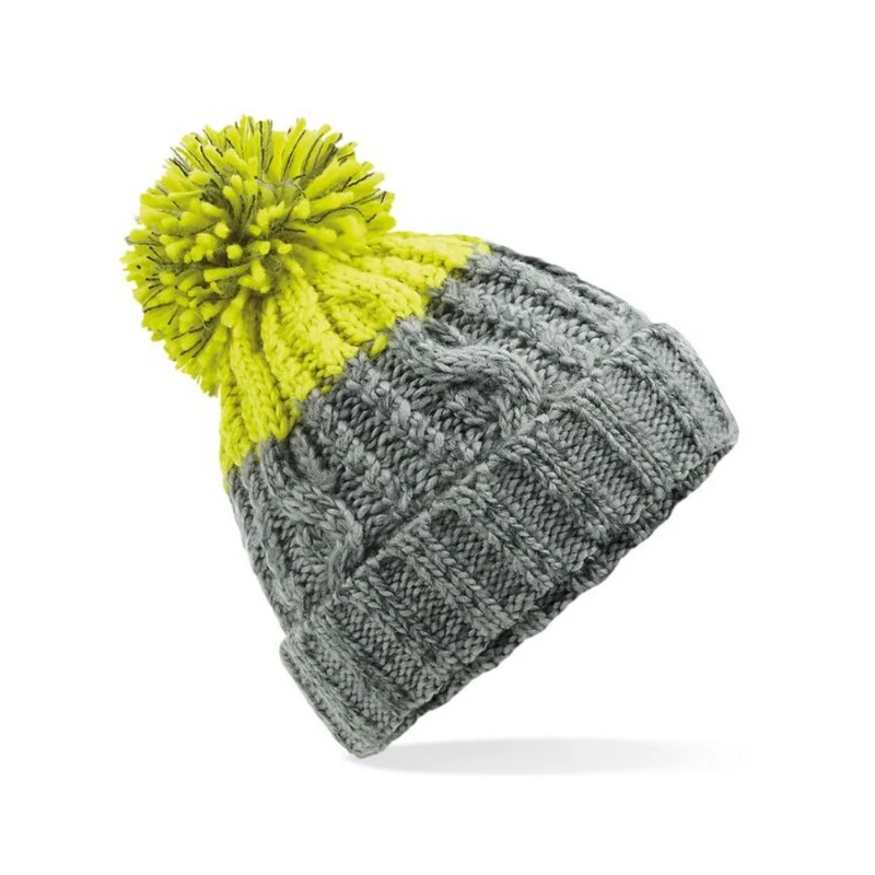 Image of Beechfield Beechfield Men Apres Beanie in Light Grey Light Grey One Size Male 5063425315369