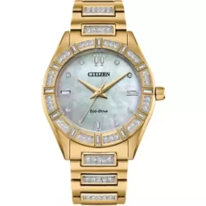 Image of Ladies Citizen Eco-Drive Crystals Watch