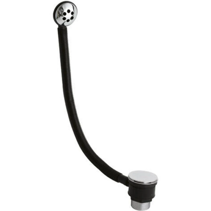 Image of NUIE Nuie - Push Button Bath Waste with Overflow - Chrome ek321