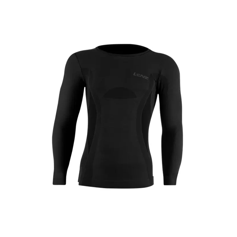 Image of Long sleeve round neck undershirt Lenz Merino 6.0 Noir Male S