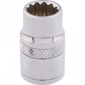 Image of Draper 3/8" Drive Polished Finish Hi Torq Bi Hexagon Socket Metric 3/8" 10mm
