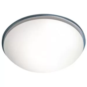Image of Linea Verdace Bowl Semi Flush Ceiling Light Stainless Steel