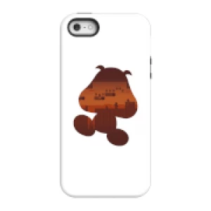 Image of Nintendo Super Mario Goomba Silhouette Phone Case - iPhone 5/5s - Tough Case - Gloss