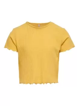 Image of ONLY Cropped Top Women Yellow