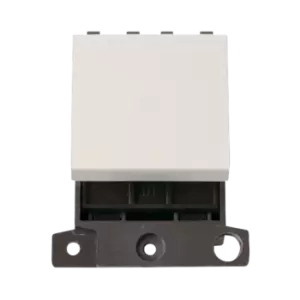 Image of Click Scolmore MiniGrid 20A Double-Pole Switch Module White - MD022PW