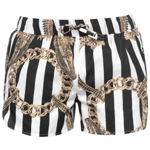 Image of Hermano Mens Printed Swim Shorts - Crocodile/Black