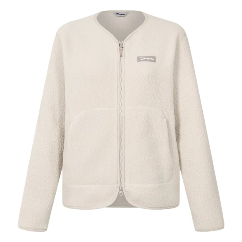 Image of Womens zipped fleece Berghaus Hanby relaxed Gris Female S/M