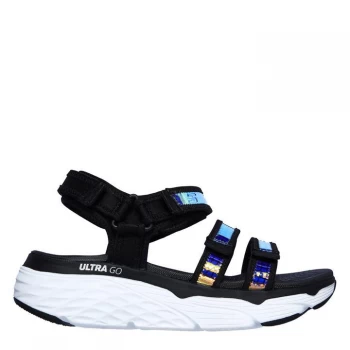 Image of Skechers Max Cushion Womens Sandals - Black
