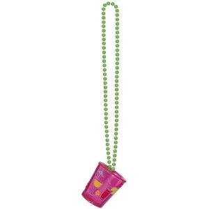 Image of Necklace With Shot Glass Hawaii (Pink)